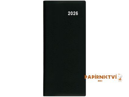 Měsíční diář - Božka - PVC - černá BMB1-2-26