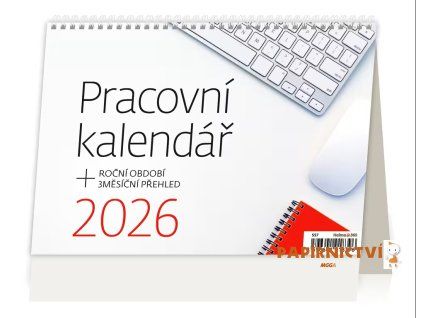 Stolní kalendář Pracovní kalendář  2026 211x148(30)mm S57-26