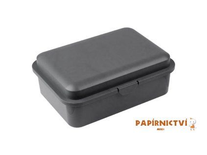 Svačinový box - vysoký 180x130x70 - tm. Šedý 1043059